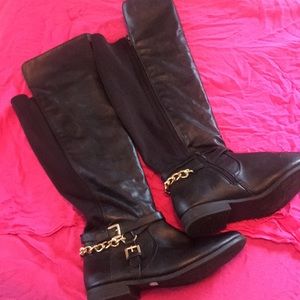 👢Torrid black over the knee boots- WIDE CALF 👢